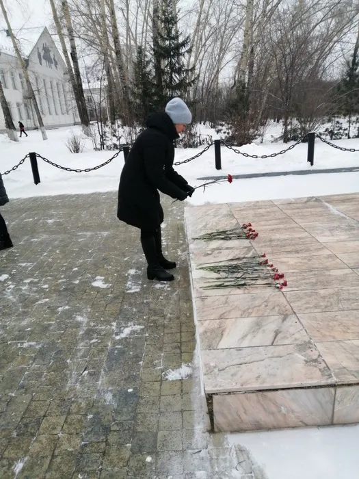 Участие в митинге в память о Героях Отечества